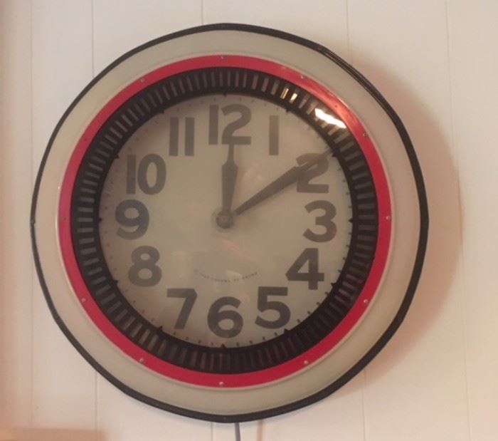 1950s vintage Neon clock