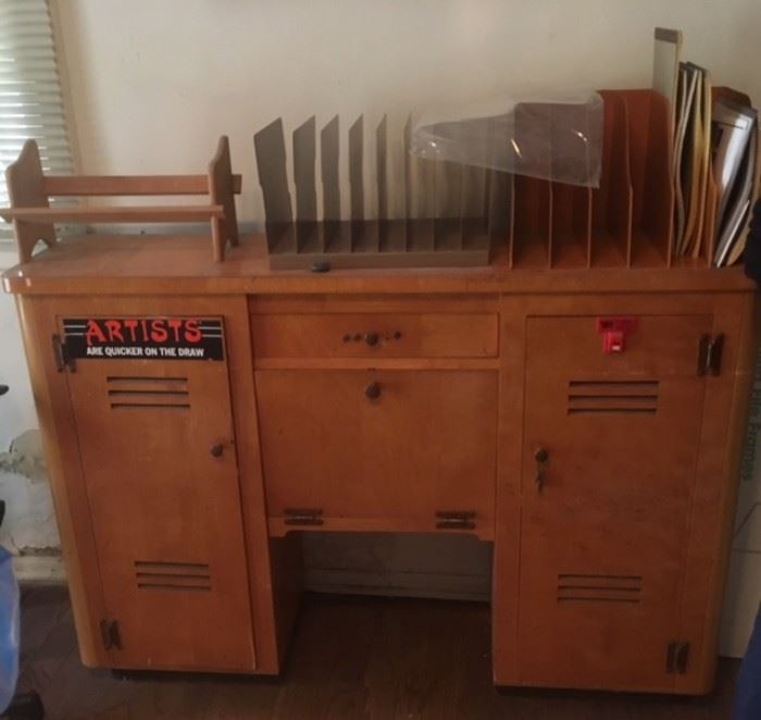 1940s art deco cabinet