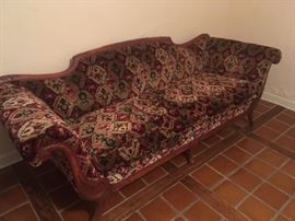 victorian chaise lounge couch