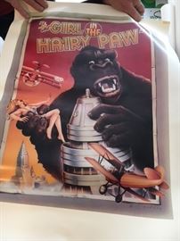 vintage king kong movie poster