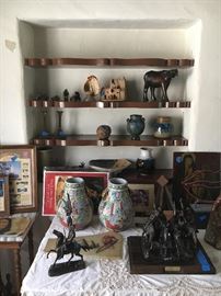 art, sculpture, pottery, bronzes