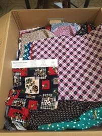 vintage sewing, vintage fabric