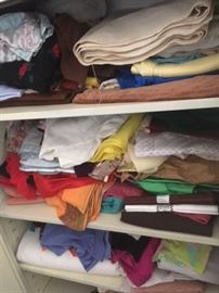 vintage fabric, vintage sewing