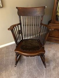  Family Heritage Estate Sales, LLC. New Jersey Estate Sales/ Pennsylvania Estate Sales. Antique Rocking Chair. 