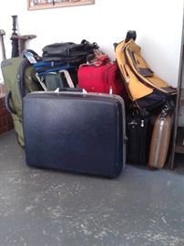 suitcases, computer bags