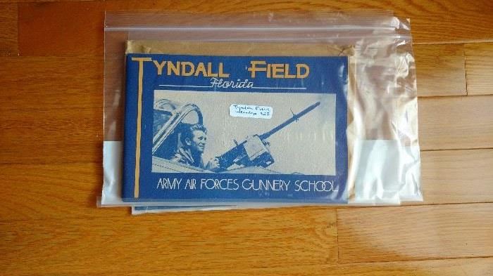 WW2 Tyndall Field booklets - one with envelope