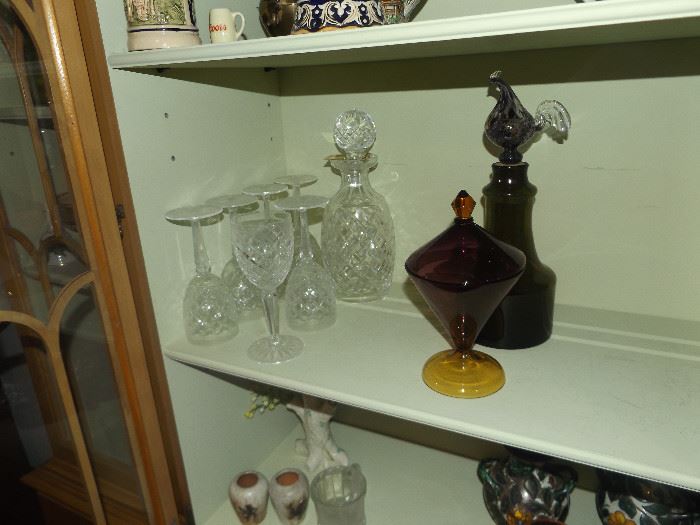 Waterford Decanter and Glasses