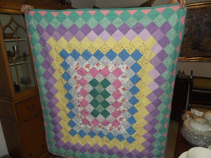 Hand Stitched Baby Quilt