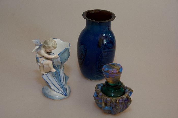 Glass and ceramic "whatnots"