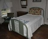 Painted Vintage Metal Bed.