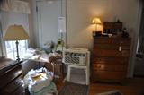 Maple chest of Drawers, Linens & AC.