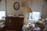 Maple Dresser & Linens