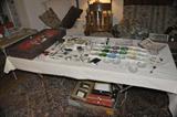 Selection of Silver, Costume Jewelry, mens & ladies watches.
