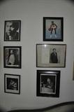 Autographed photographs of famous Black artists, musicians’ authors & athletes.