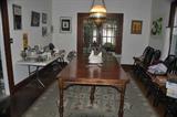 Mahogany dining table w/3 leaves