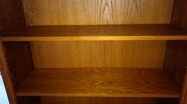 Oak Six Shelve Unit 