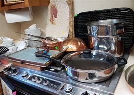 Pots and Pans, Copper Set