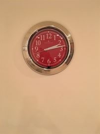 DINER STYLE WALL CLOCK