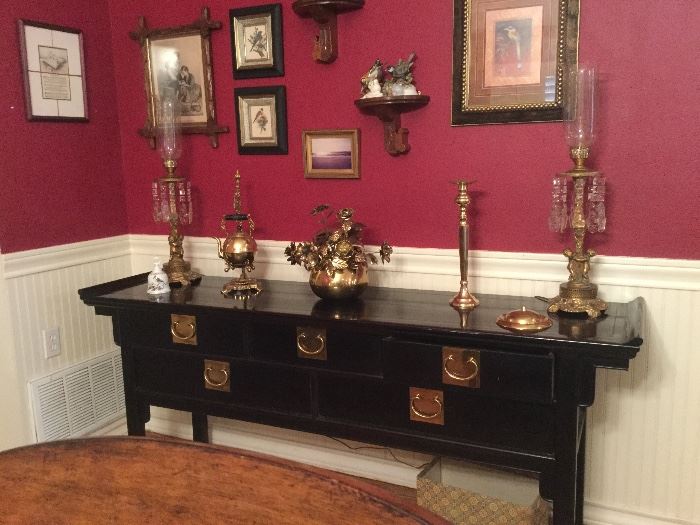 Century Lacquered Console
