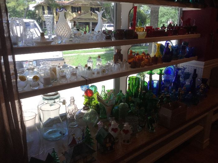 Lots of colorful glass pieces.
