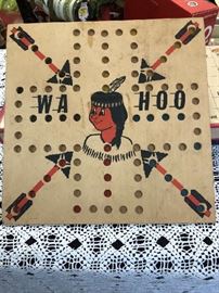 Vintage Rare "Wa-Hoo" Wooden Game Board