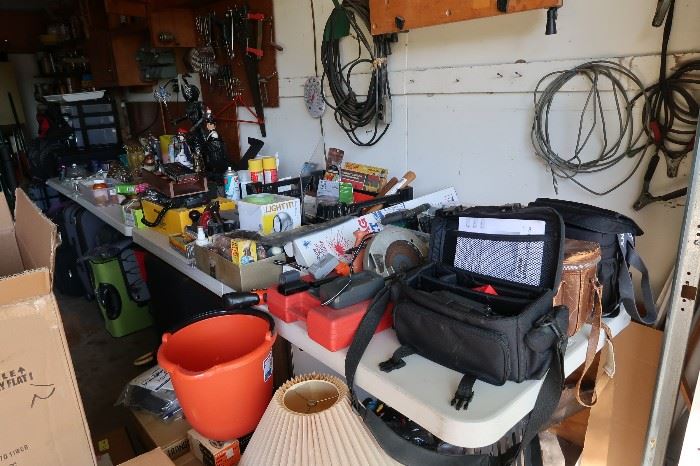 Garage is packed - tools