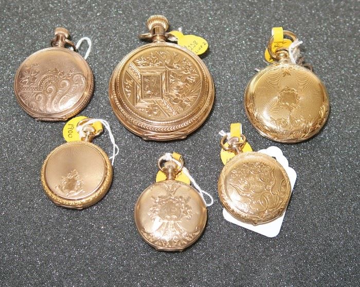 Gold pocket watches