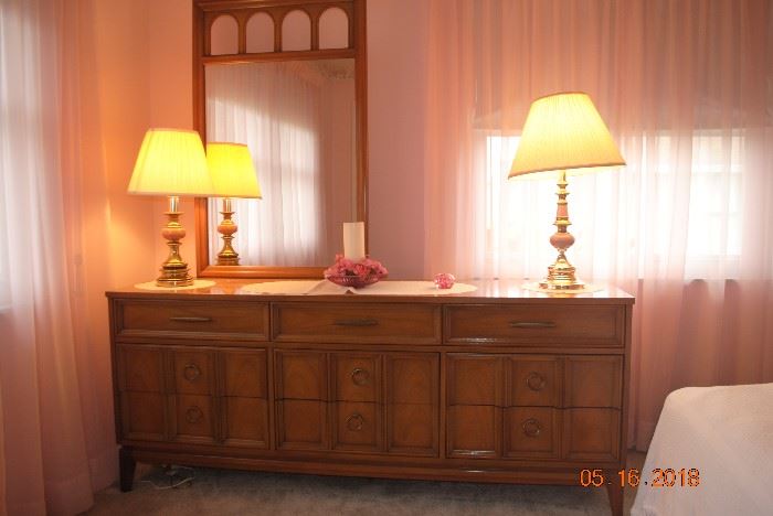 Traditional dresser and end-tables 