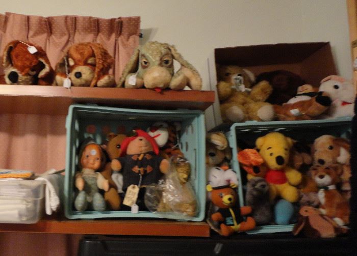 Selection of vintage toys.