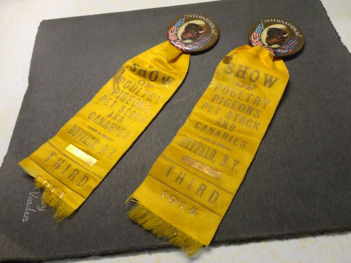 There are four of these awards from the 1914 Show of Poultry, Pigeons, Pet Stock and Canaries.  