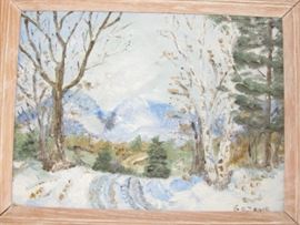 Snowy Pennsylvania Landscape