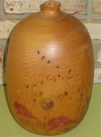 Wood Vase