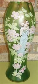 Loetz style vase
