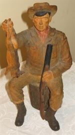 Carving of Fisherman