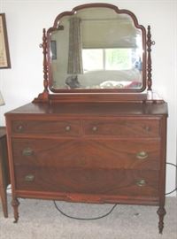 Dresser with mirror