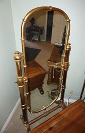 Brass mirror