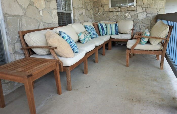 Sectional outdoor seating