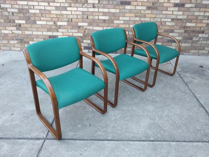 3 warren snodgrass Steelcase chairs