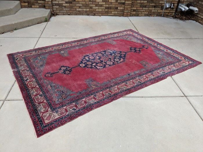 Mid century Persian area  rug 10' x 6.5' - $300