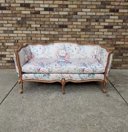 Ethan Allen French country settee- $300