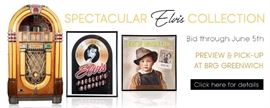 Spectacular Elvis Collection from single owner’s lifetime of gathering original and rare Elvis memorabilia, collectibles, and ephemera.