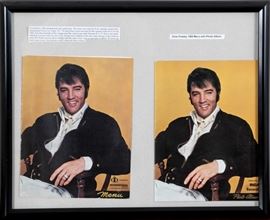 Elvis Presley International Gold Hotel Menu 1969 With Photo Album