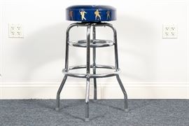 Elvis Presley Quality Vinyl And Chrome Stool