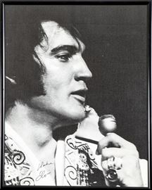 Original 1971 Elvis Souvenir Menu From The International Hotel