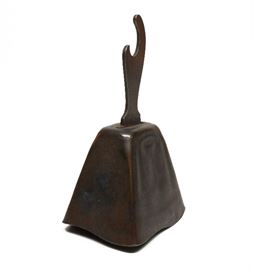VINTAGE METAL COW BELL BOTTLE OPENER