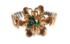 BARCLAY 12k GF RHINESTONE EXPANSION BRACELET