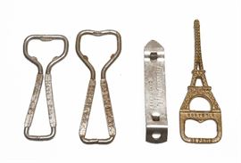 COCA-COLA, BREWERY, ECKO & PARIS BOTTLE OPENERS