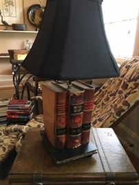 Faux Book Lamp