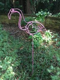 Flamingo Garden Sculpture