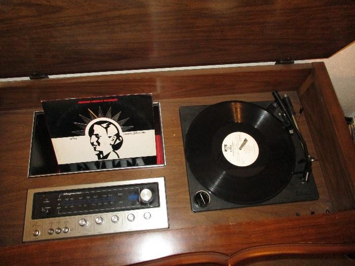Vintage Magnavox stereo cabinet